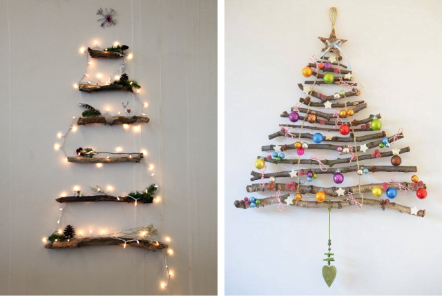 Árvores de Natal para quem não tem espaço - Simplichique