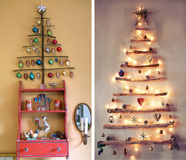 Árvores de Natal para quem não tem espaço - Simplichique