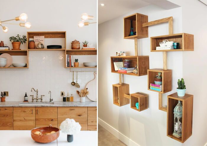 Veja como usar nichos de madeira em decoração de cozinha